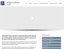 Tablet Screenshot of edmondsonhall.com